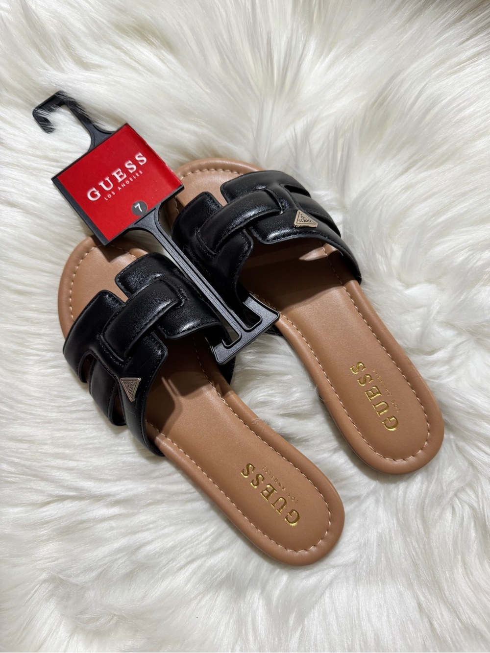 Guess || Lolas Woven Slide Sandal